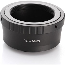 Hersmay T2 T Mount Lens to M4/3 MFT Mount Camera Lens Adapter for Olympus Micro Four Thirds (MFT, M4/3) Mount Mirrorless Camera Body EP5 E-PL7 GH4 GH5 GF6