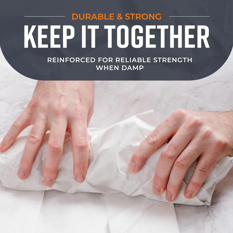 Bryco Goods White Kraft Butcher Paper Roll - 18" X