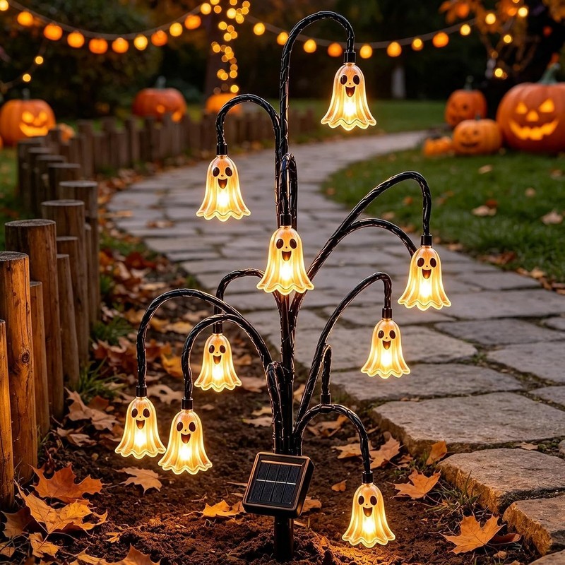 Luz Solar para Jardín VSXL6G8FO230UIB3 – Farol Fantasma Vintage