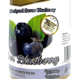 Grenetina Hidrolizada Pretty Bee con Sabor a Blueberry, Polvo de 500g                                                                                 