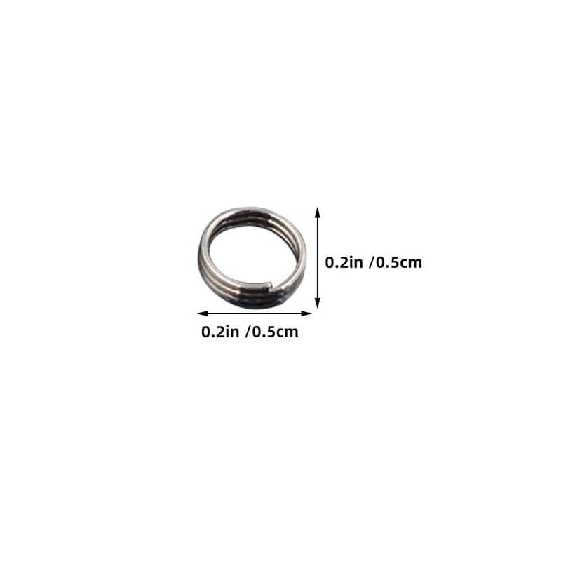 Happyyami 100pcs Metal Flight Rings Repointing Tool O Shape Shaft