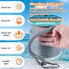 3/8 Inch 100 FT Anchor Rope, Boat Anchor Rope Solid