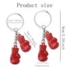 Shoyisenka 2 Pcs Boxing Glove Keychain, Car Key Chain, Backpack