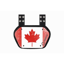 O Shield Football Back Plate Youth, Back Plate Football Canada Flag 2.0, Professional Stylish Ergonomic Fasion