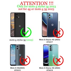 mwpvkx Compatible with Moto G Stylus 5g 2024/2023 Case: Protective Military Grade Armor G Stylus 5g Case[Not fit 4G] Light Pink