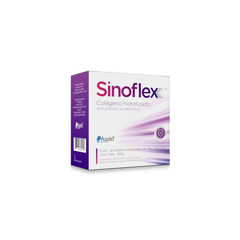 Sinoflex colágeno hidrolizado 30 sobres de 10g c/u