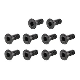 uxcell M3x8mm 10.9 Carbon Steel Countersunk Head Hex Socket Screw Pack of 50