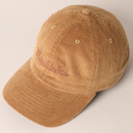 MIRMARU Variety of Designs Embroidered 100% Cotton Corduroy Baseball Cap for Men and Women.(1734,Macchiatos-Tan)