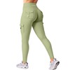 YEOREO CoreFlex Gym Workout Cargo Leggings with Pockets for Women