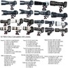 Retractable Long Focus Lens Support Stand Bayonet Protector, Foldable Camera