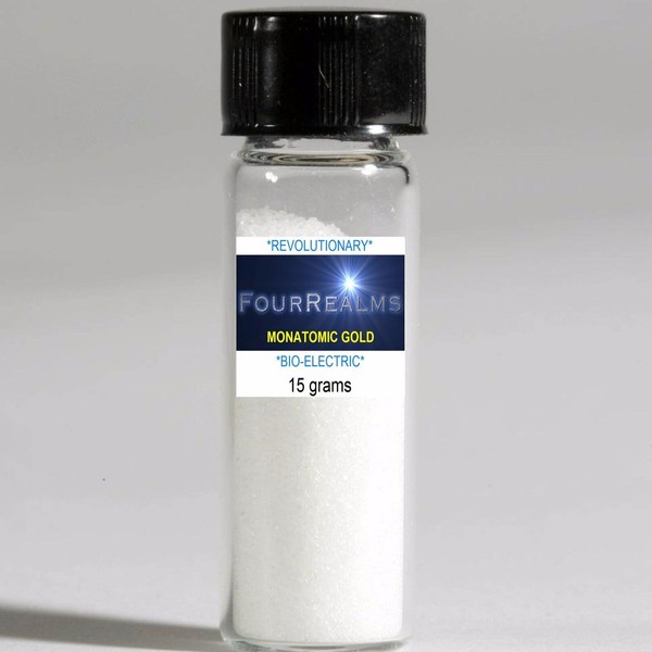 MONATOMIC WHITE POWDER GOLD ORMUS 15 grams: FourRealms HEAL DNA ELIXIR OF LIFE