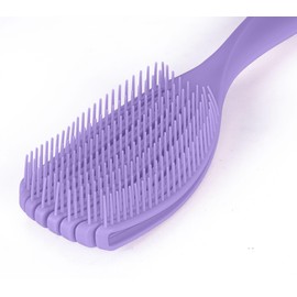 Detangle Hair Brush for Women, Curly Wet Hair Detangler (Purple)