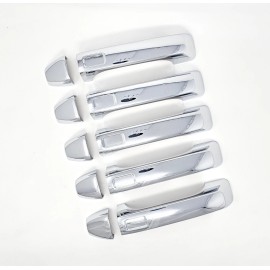 KINSTECH For 2006 2007 2008 2009 2010 HUMMER H3 Chrome Door Handle Trim Cover SUV SUT