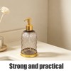 AURARMLET Plástico Para Crema Corporal Con Decorativo Dorado Ideal Para