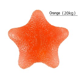 Hand Exercise Ball, 5 Resistance Level Hand Stress Balls Squeeze Balls, Strength Training Grip Strengthener Hand Exerciser for Finger Workout (Orange 20kg)