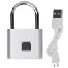 Fingerprint Padlock Zinc Alloy Smart Office Home Cabinet Door Dormitory