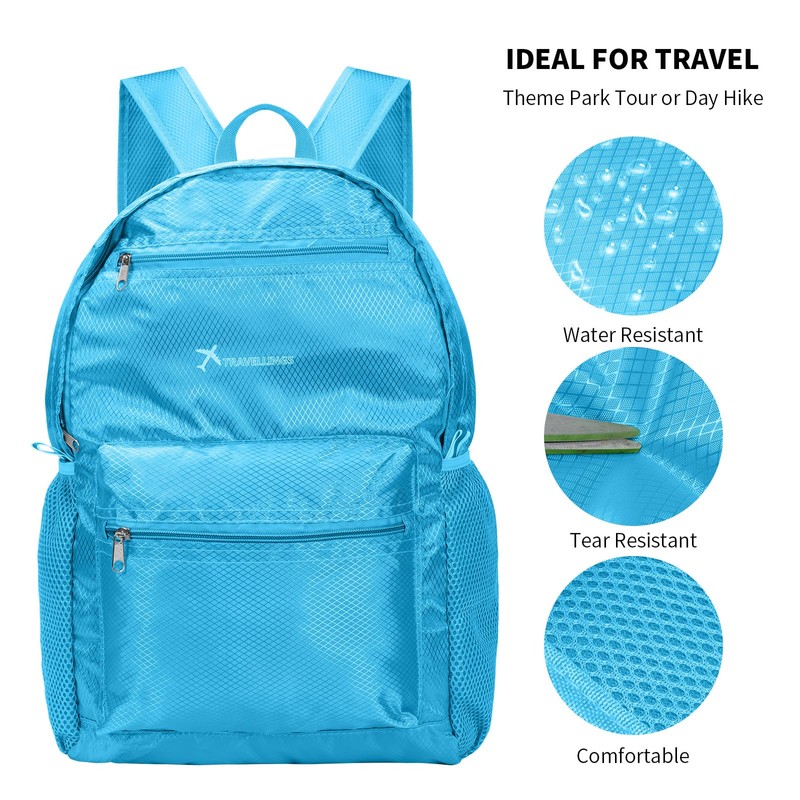 Lightweight Foldable Backpack Small Waterproof Hiking Rucksack Durable Packable Backpacks