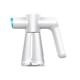 Pistola Pulverizador de desinfección de pistola de vapor atomizador de desinfección de vapor nano recargable inalámbrica portátil de mano 730 ml de gran capacidad con luz azul para interior y exterior