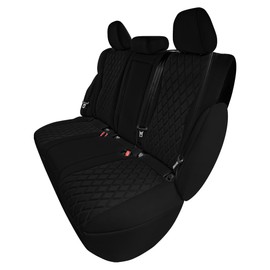 WYLF Custom-Fit Seat Covers for 2021-2024 Nissan Rogue, Car Seat Covers Rear Seat Set, BLACK Neoprene Seat Covers, Waterproof Car Seat Cover, Car Seat Covers for SUV, Nissan Accessories