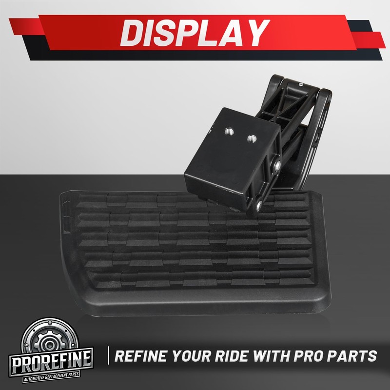 75313-01A Upgraded Rear Bed Step Retractable Bumper Step Compatible with
