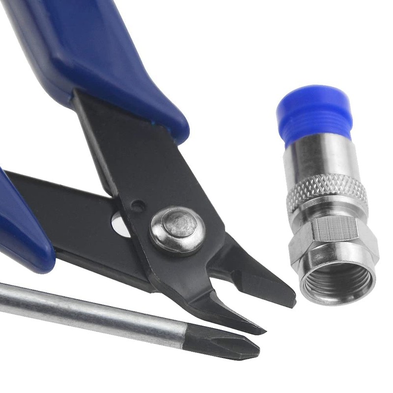 BGTXINGI 14Pcs Coaxial Cable Compression Crimping Tool Kit - RG59