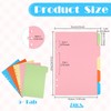 30 Sheets / 6 Sets A5 Folder Dividers, 5 Coloured