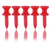 Zivisk Golf Tees Plastic 32MM 100 Count Red Golf Tees