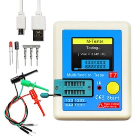 DollaTek Transistor Multifunctional Tester TFT Diode Triode Capacitance Meter LCR ESR Meter NPN PNP MOSFET IR Tester