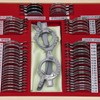 104 Optical Trial Lens Set, Metal Rim Aluminum Optometry Kit
