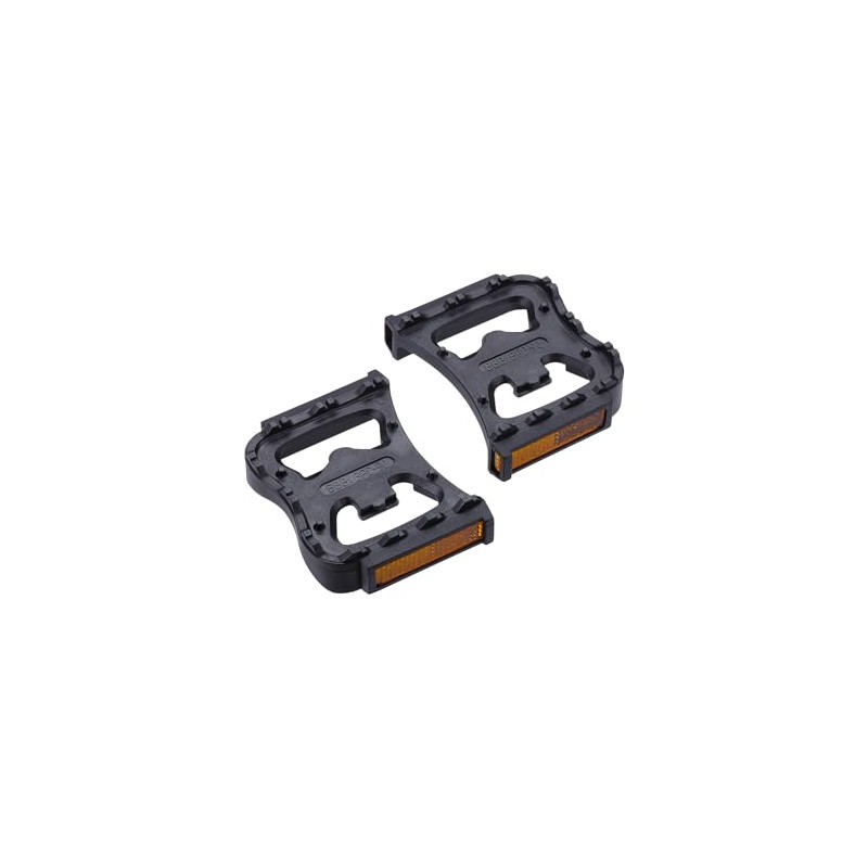 BBB Pair of Footrests for SPD Automatic Pedals - Black