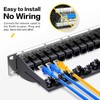 PBAEGAV Patch Panel 12 Port with 12 Pcs Cat6 Keystone