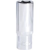 KS Tools 918.1258 CHROME+ Hex Socket Deep, 1/2-Inch, 21mm