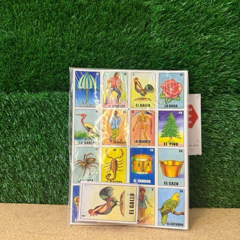 Lotería Mexican Card Game Camacho. - Size: Jumbo
