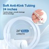 2 Pack 600ml Nephrostomy Bags with 24" Flexible Tube, Urine