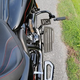 XMT-MOTO Driver Floorboard Footboards Fit For Harley Touring Electra Road Glide 2000-2023