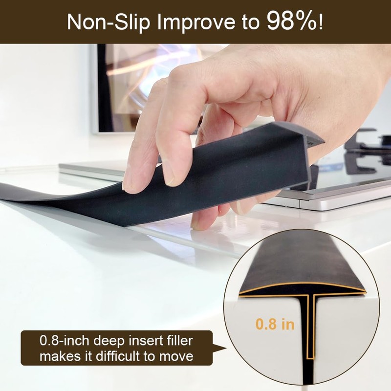 Silicone Stove Counter Gap Cover,30 Inches (for 0.2-1 inch Gap)