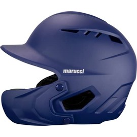 Marucci DuraVent Batting Helmet, NOCSAE Certified, Navy Blue, Junior