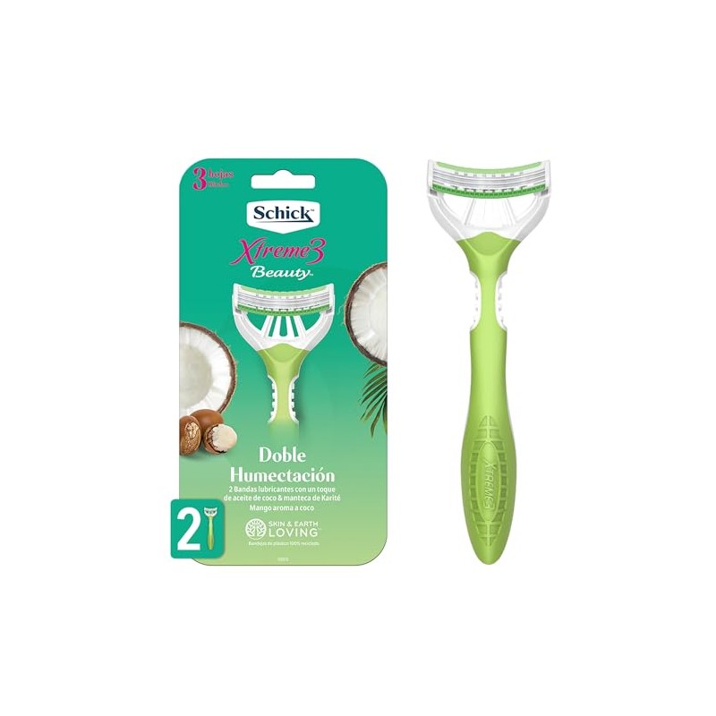 Schick Maquina de Afeitar Xtreme3 Beauty - 2 Unidades