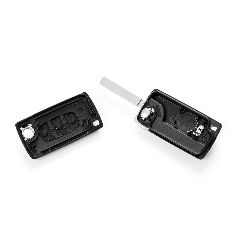 3-Button Remote Control Type Blade Case for Peugeot 207 308