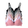 Women Bras 6 Pack of No Wire Free Bra B