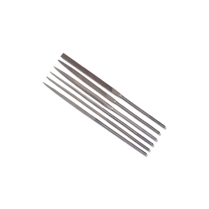 Grobet USA File Set, Tell Needle Set of 6