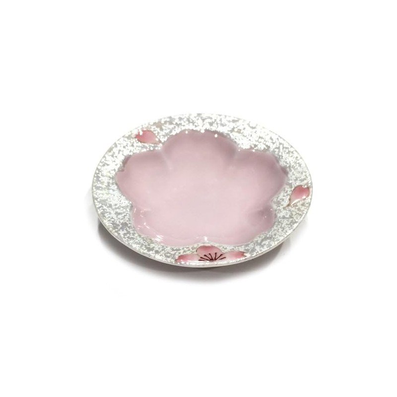 Arita Ware Plate, Bean Plate, Small Plate, Cherry Blossom, Pink,