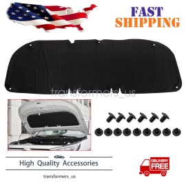 soillar Engine Hood Cover Insulation Pad Heat Shield Blanket For Toyota RAV4 2019-2024
