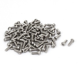 uxcell M2x6mm 304 Stainless Steel Button Head Torx Security Machine Screws 100pcs
