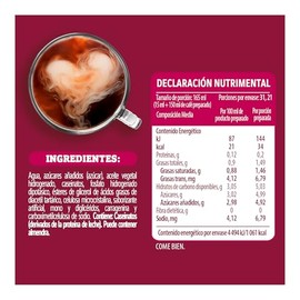 Coffee Mate Sustituto de Crema Para Café Líquido Sabor a Canela 530g