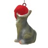 Yuletide Designs Cat Figurine Christmas Ornaments (Gray Tabby)