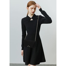 MEGAUK Women's Clutch Velvet Evening Bag Elegant Handbag Envelope Bag Winter Clutch Bag with Chain for Wedding Prom Party, 07220 Black