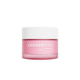 cream co. Moisturizer mit 5-Fach Hyaluron, Niacinamid (Vitamin B3) & Panthenol (Vitamin B5) 50 ml, Vegan Feuchtigkeitscreme für Damen & Männer, Revitalisiert & Hellt Auf, Gesichtscreme alle Hauttypen