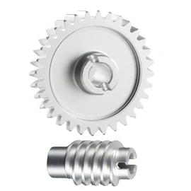 Upgrade Aluminum Alloy Drive and Worm Gear Kit Compatible with LiftMaster Craftsman Chamberlain Master Mechanic Garage Master Door Opener Access System Replace# 41A2817 41C4220 41C4220A