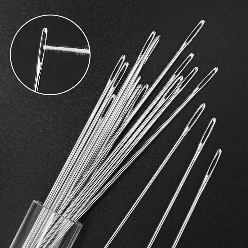 Hand Sewing Needles, Set of 25, Hand Sewing Needles, Round